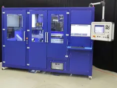 Anlage zur Beschichtung von Wärmeleitpaste Frontansicht