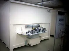 Anlage zur Oberflächenstrukturierung mittels Laser von Aluminiumkomponenten