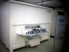 Anlage zur Oberflächenstrukturierung mittels Laser von Aluminiumkomponenten