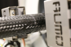 Fixierung CFK und GFK Flechtschlauch