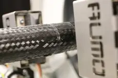 Fixierung CFK und GFK Flechtschlauch