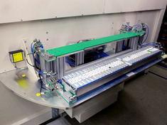 Anlage zur Oberflächenstrukturierung mittels Laser von Aluminiumkomponenten